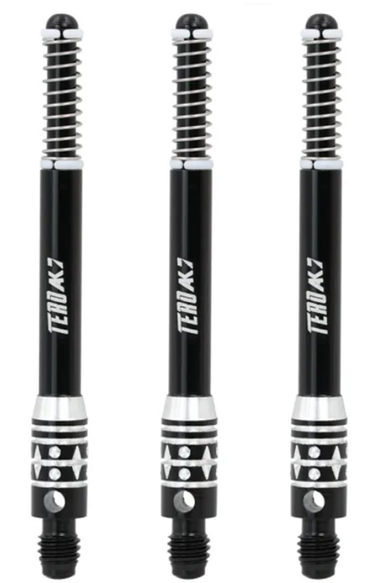 Cuesoul AK7 Tero Aluminium Dart Shaft Schwarz Shafts