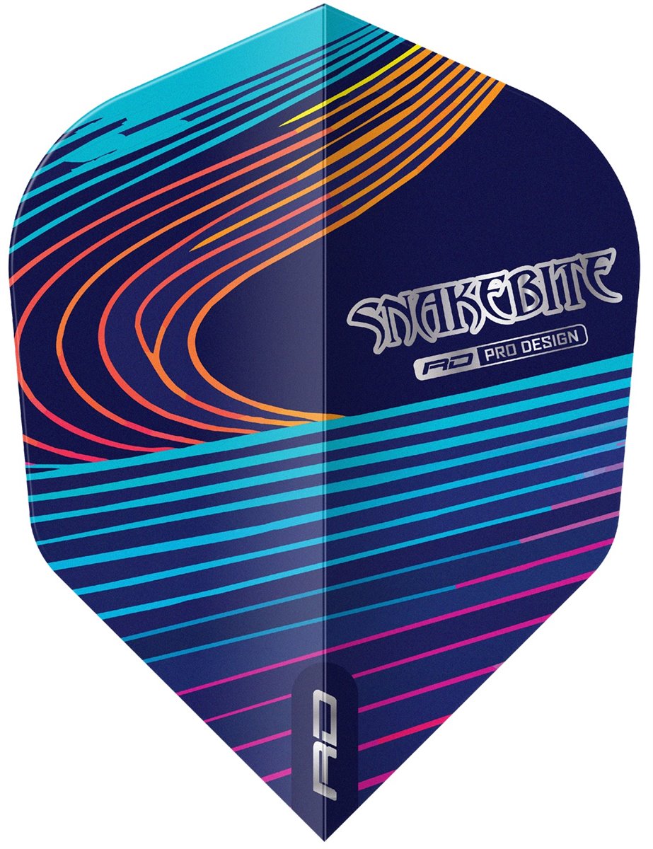 Reddragon Dartflight RD Pro Player Snakebite Multi Colour No. 6 Shape Flights