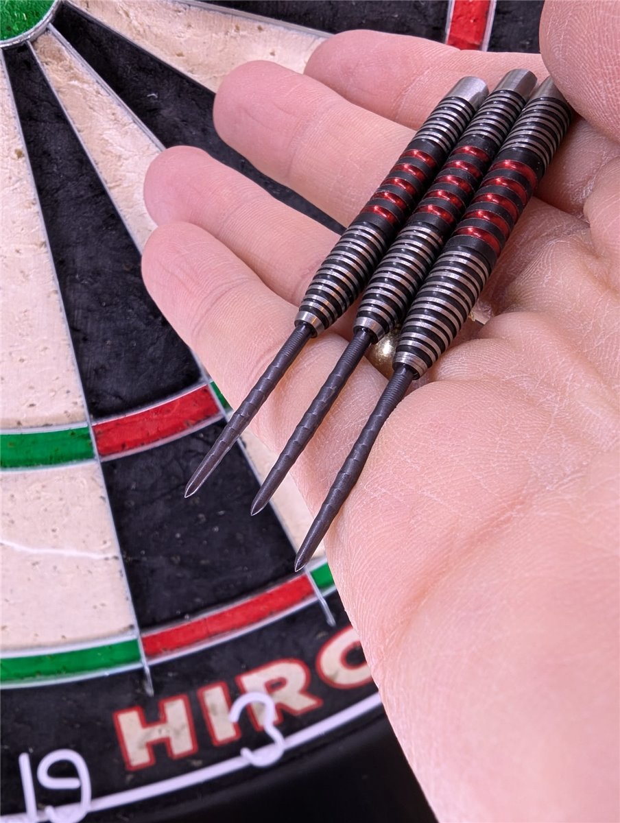 Winmau Steeldart Joe Cullen 2021 23 Gramm mit Mission Ripple Spitzen 32 mm Steeldarts