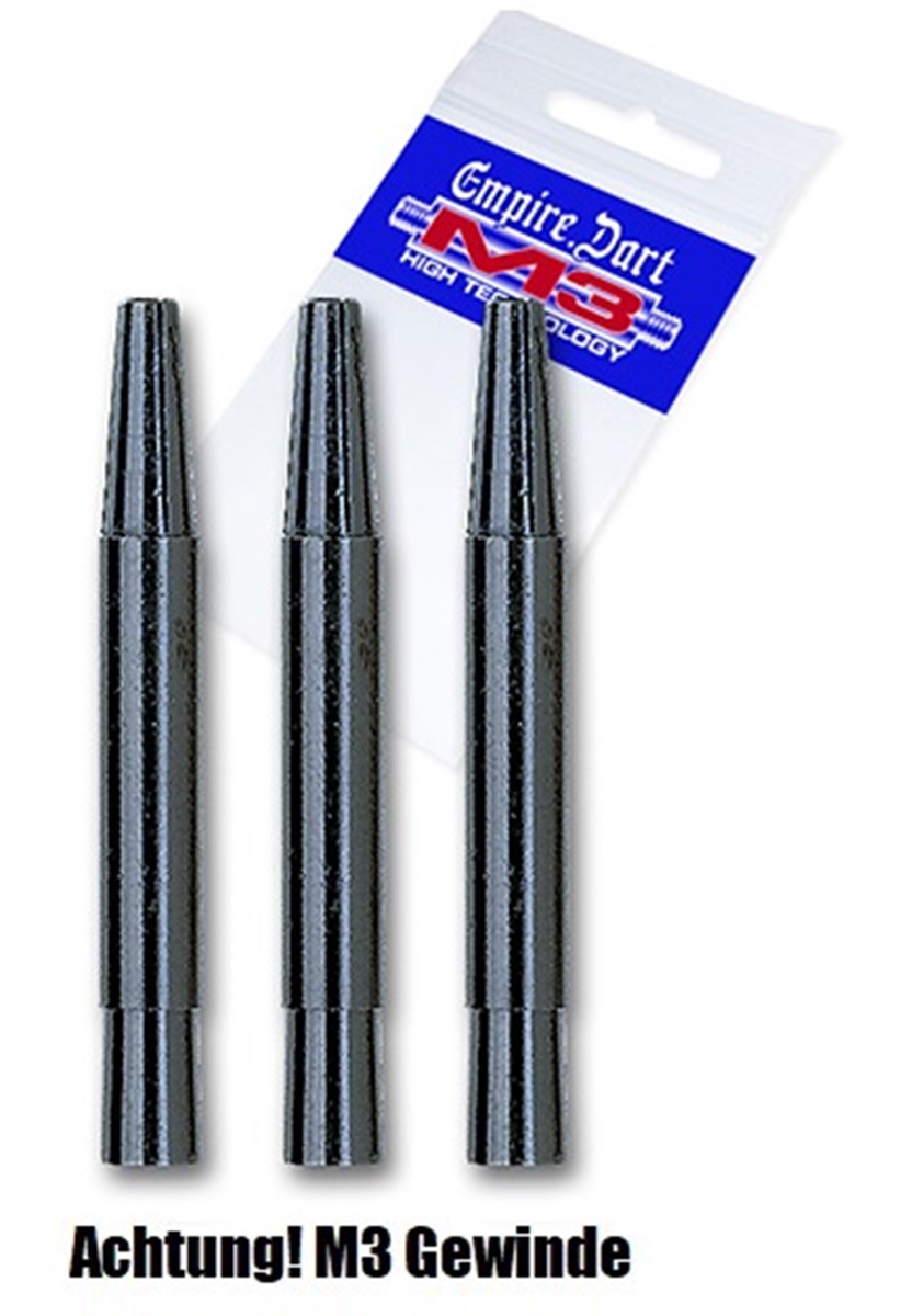 Schaft-Set EMPIRE® Dart M3 Alu Schwarz Shafts