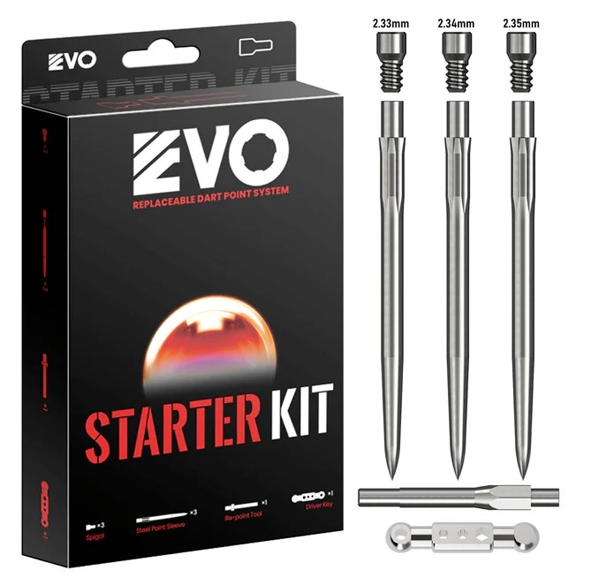 Caliburn EVO Starter Kit  Wechselspitzen