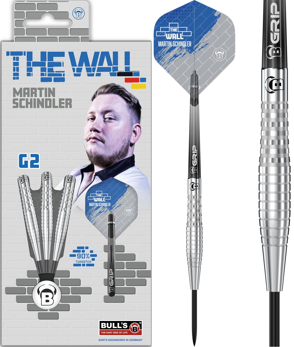 Bull´s Martin Schindler Original G2 90% Steeldarts 21/23/25/27 Gramm Steeldarts