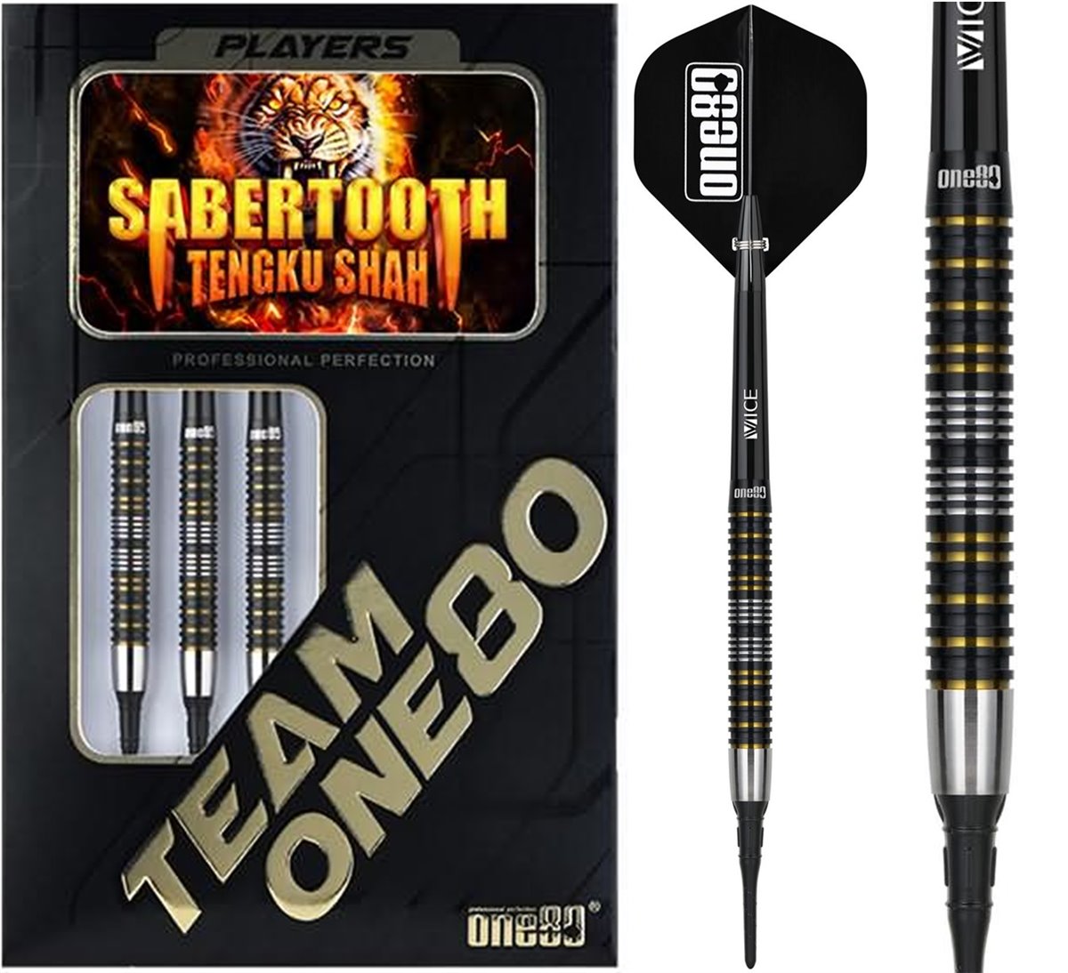 ONE80 Tengku Shah Signature Softdarts 18/22,5 Gramm Softdarts