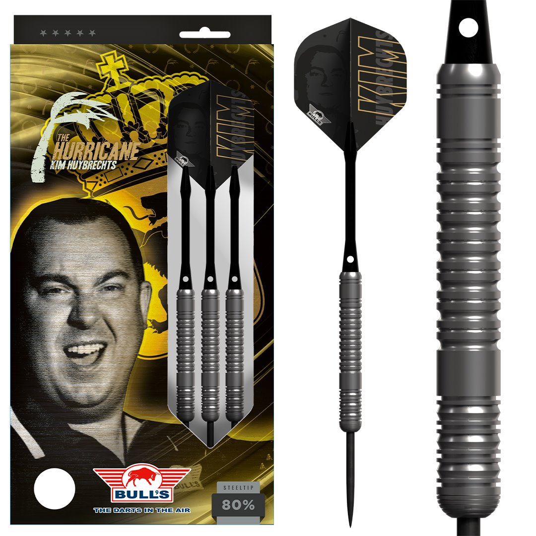 Bull's Kim Huybrechts 80% Steeldarts 23/25 Gramm Steeldarts