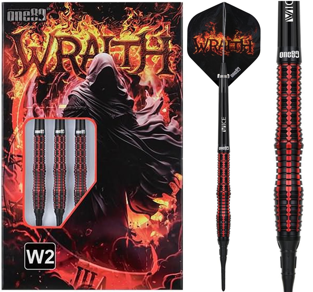 One80 Wraith W2 Softdarts 18/20 Gramm Softdarts