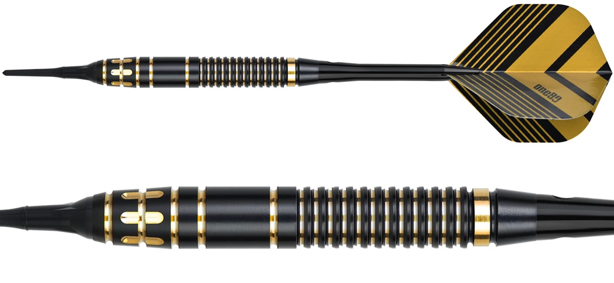 One80 Mobilizer Brass 02 Softdarts 18 Gramm Softdarts