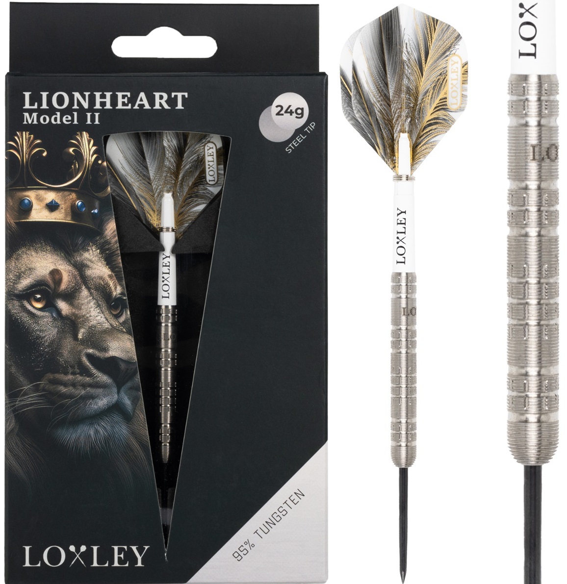 Loxley Lionheart 95 Model 2 Steeldarts 22/24 Gramm Steeldarts