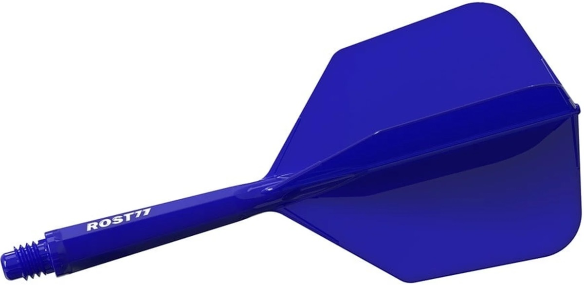 Cuesoul Dart Flight/Shaft ROST 77 Solid Blue Big Wing Flights