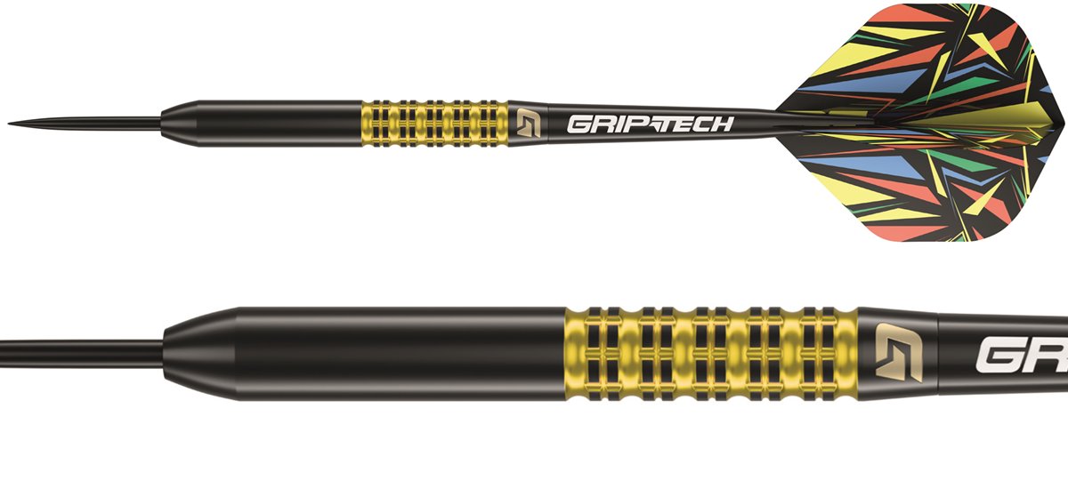 GOAT Athlete Yellow Brass Steeldarts  12 Gramm Steeldarts