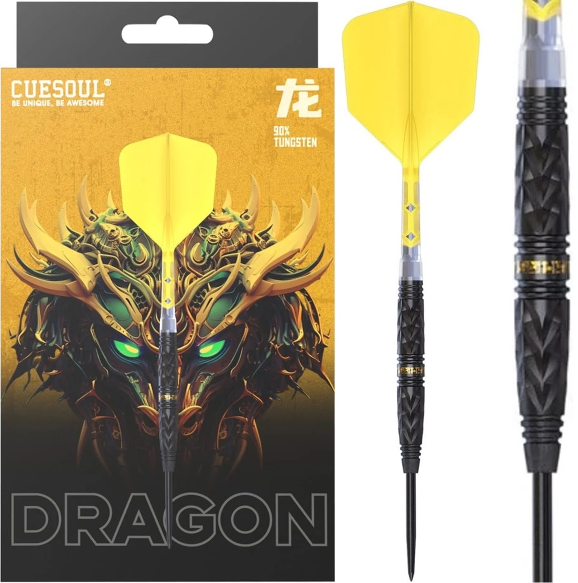 Cuesoul Chinese Zodiac DRAGON 90% Steeldarts 21/23 Gramm Steeldarts