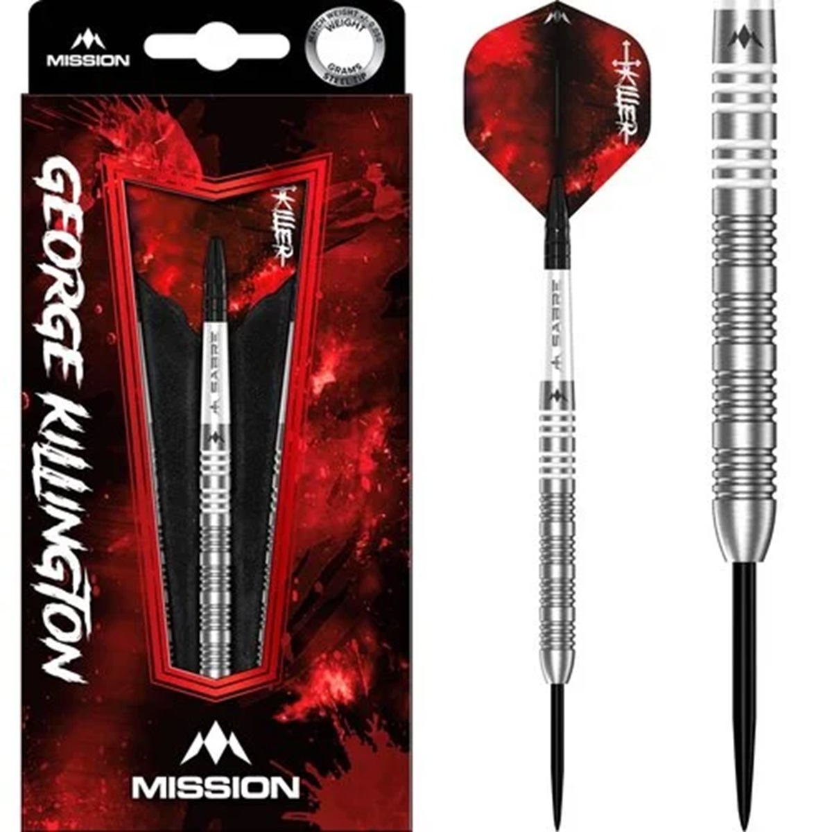 Mission George Killington 95% 22/24 Gramm Steeldarts