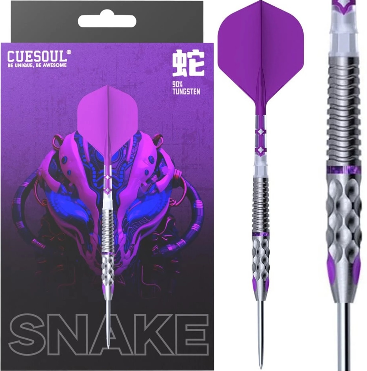 Cuesoul Chinese Zodiac SNAKE 90% Steeldarts 21/23 Gramm Steeldarts