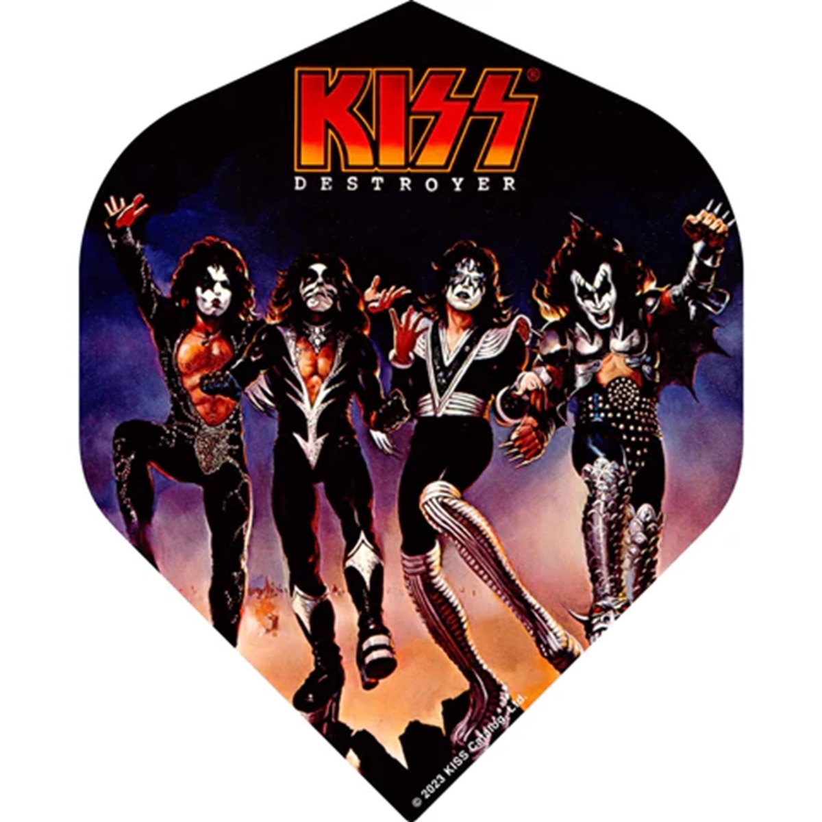 Kiss Dart Flights F3 Official Licensed Dart Flights Standard Flights