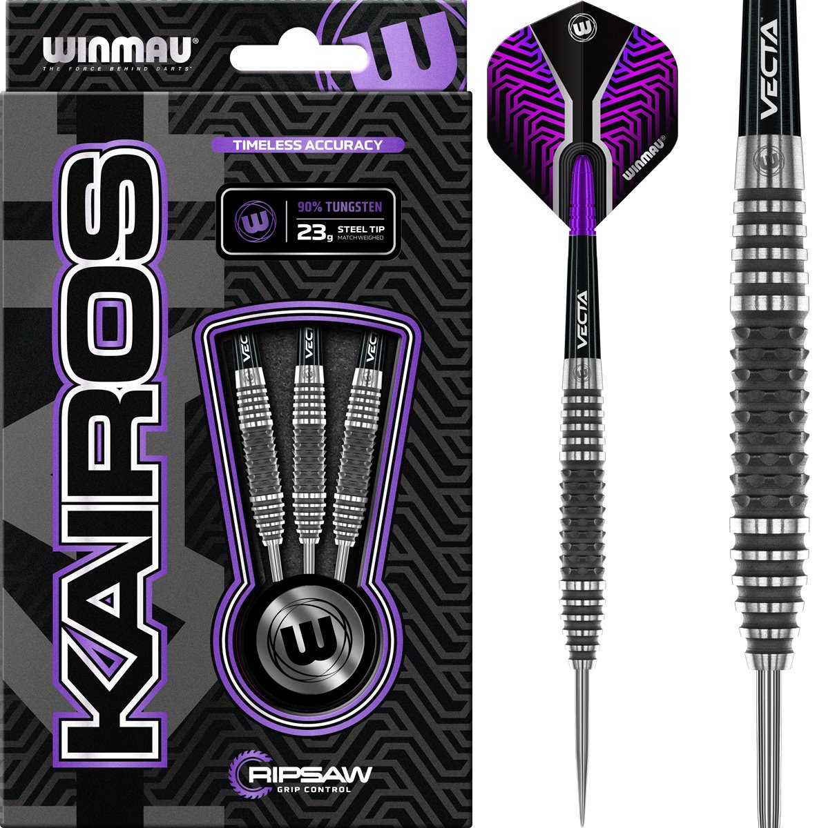 Winmau Kairos 1 90% Steeldarts 21/23 Gramm Steeldarts