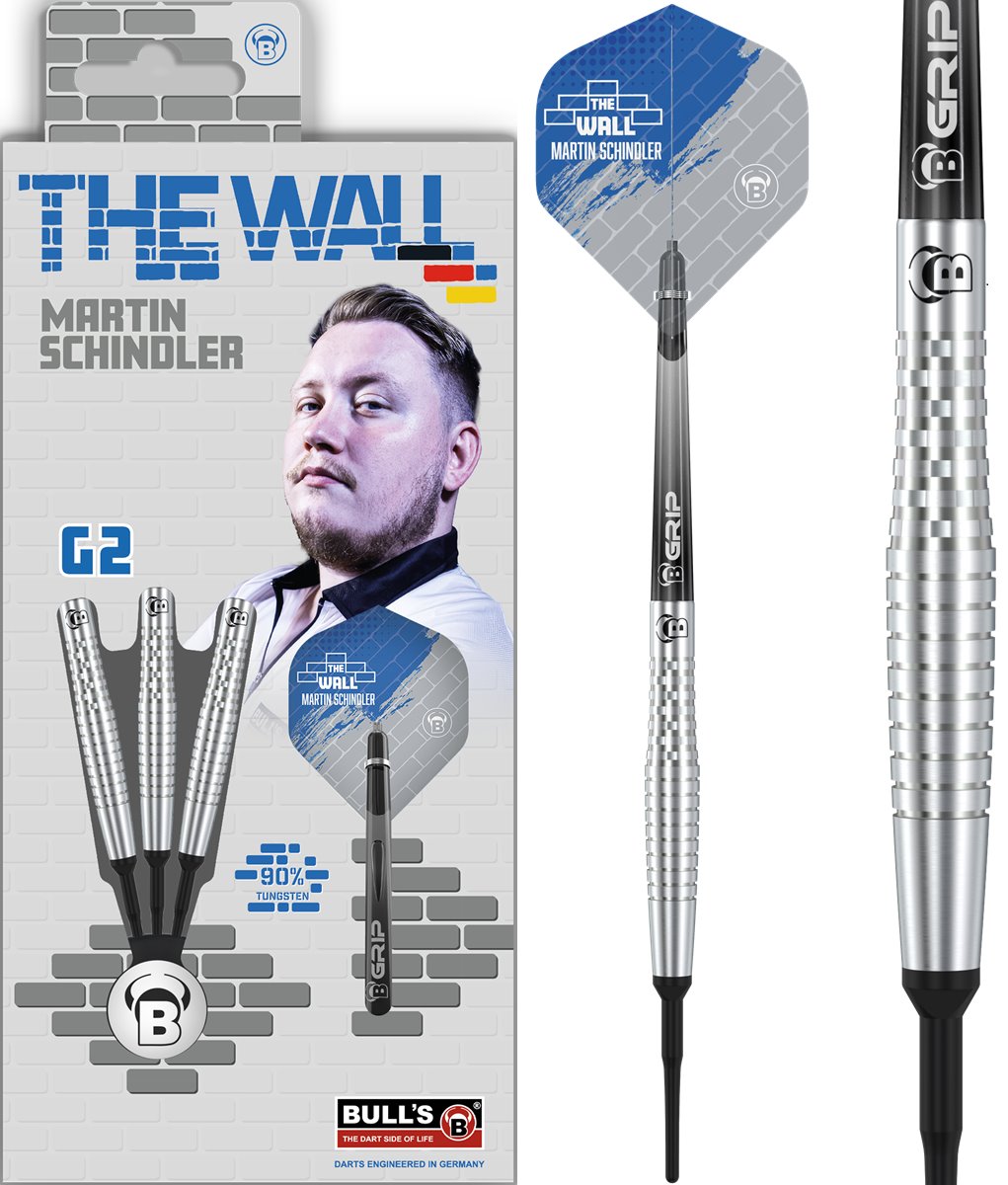 Bull´s Martin Schindler Original G2 90% Softdarts 18/20 Gramm Softdarts